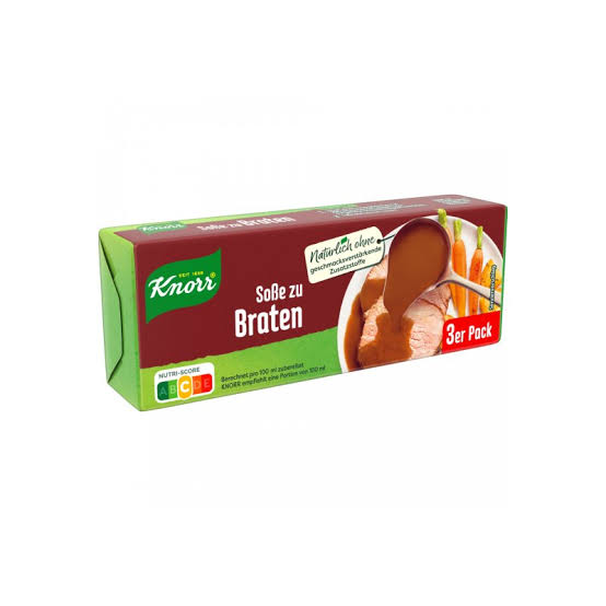 Knorr Soße zum Braten für 3x250ml 3x23g foodpipe [Lebensmittel-Lieferservice Rostock]