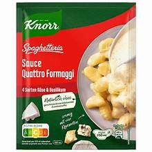 Knorr Spaghetteria Sauce Käse Quattro Formaggi für 250ml 50g foodpipe [Lebensmittel-Lieferservice Rostock]