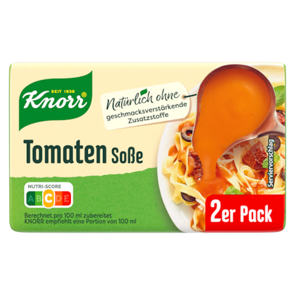 Knorr Tomaten Soße für 2x250ml 76g foodpipe [Lebensmittel-Lieferservice Rostock]
