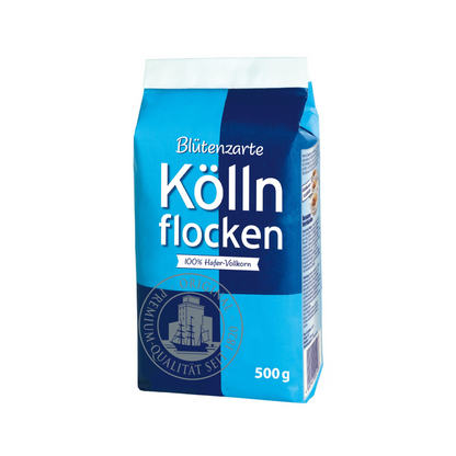 Kölln Blütenzarte Köllnflocken Hafer-Vollkornflocken 500g foodpipe [Lebensmittel-Lieferservice Rostock]