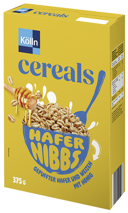 Kölln Cereals Nibbs Honig 375g foodpipe [Lebensmittel-Lieferservice Rostock]