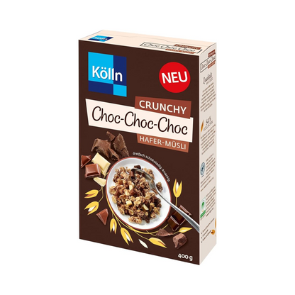Kölln Crunchy Choc-Choc-Choc Hafer-Müsli 400g foodpipe [Lebensmittel-Lieferservice Rostock]