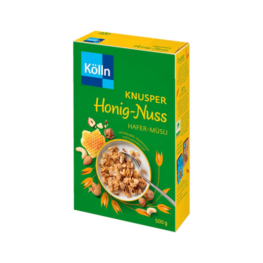 Kölln Müsli Knusper Honig Nuss 500g foodpipe [Lebensmittel-Lieferservice Rostock]