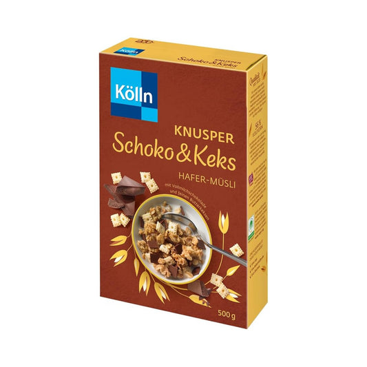 Kölln Müsli Knusper Schoko&Keks 500g foodpipe [Lebensmittel-Lieferservice Rostock]