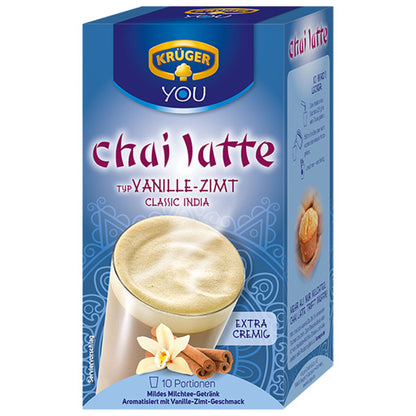 Krüger Chai Latte Vanille Zimt 10x25g foodpipe [Lebensmittel-Lieferservice Rostock]