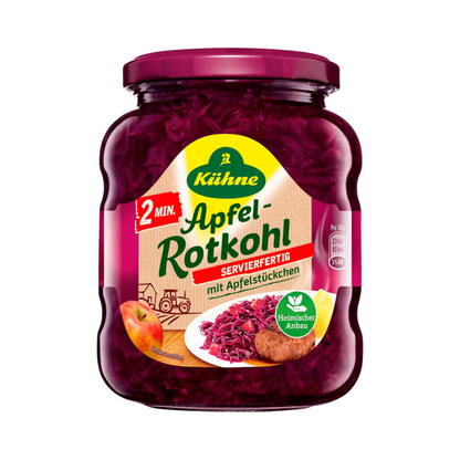 Kühne Apfelrotkohl 2 Minuten 355g foodpipe [Lebensmittel-Lieferservice Rostock]