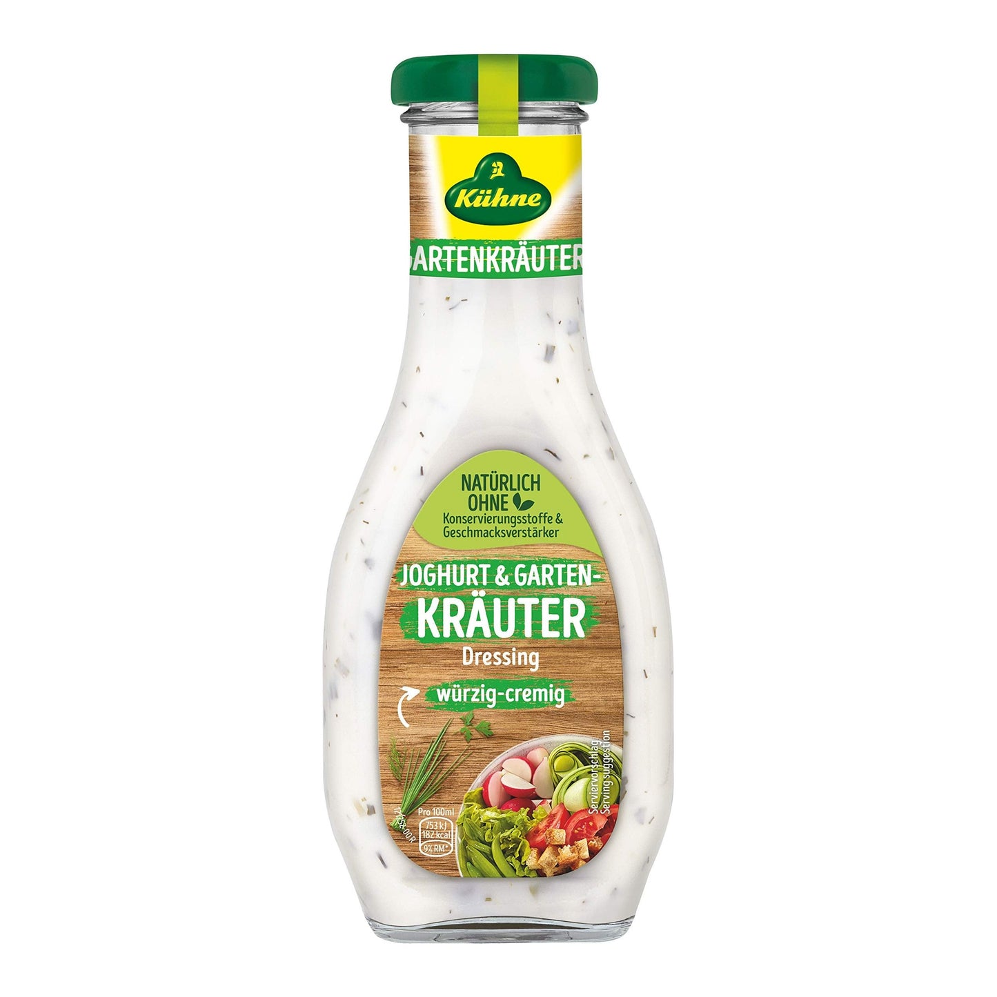 Kühne Dressing Joghurt Gartenkräuter 250ml foodpipe [Lebensmittel-Lieferservice Rostock]