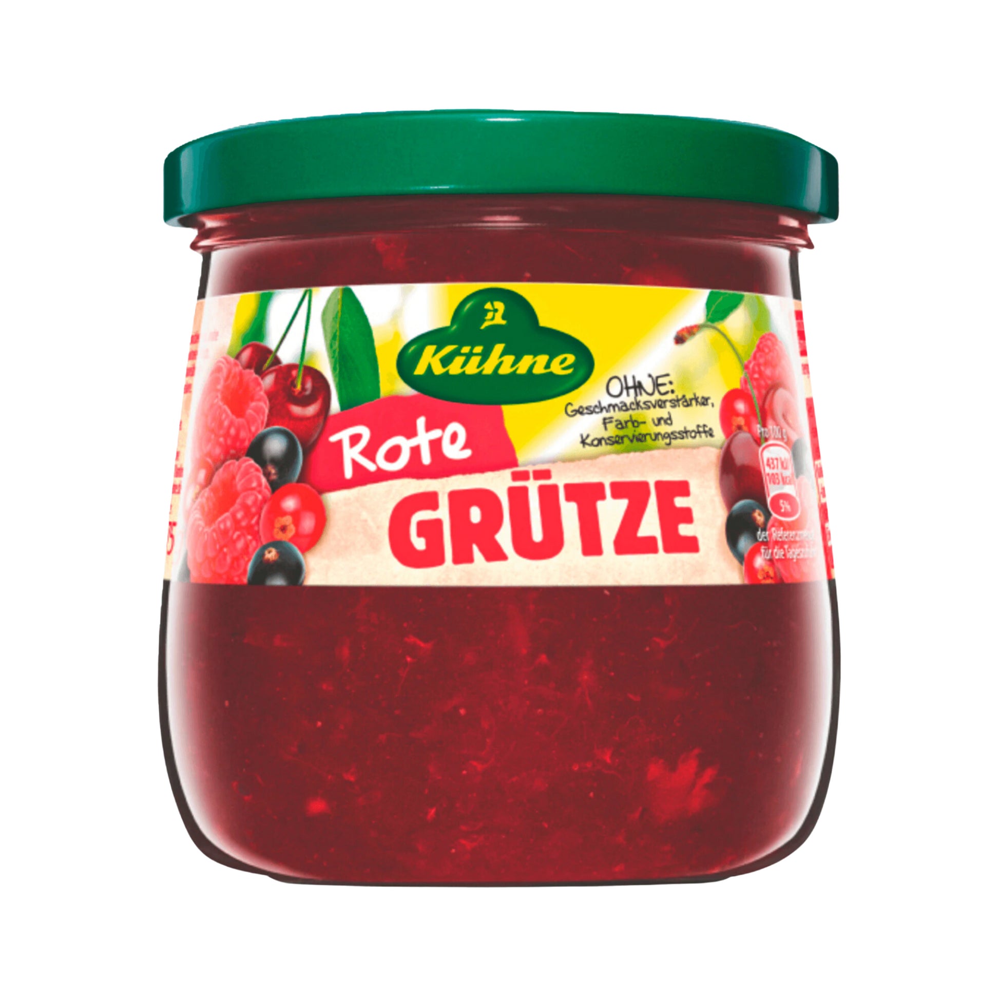 Kühne Rote Grütze 375g foodpipe [Lebensmittel-Lieferservice Rostock]