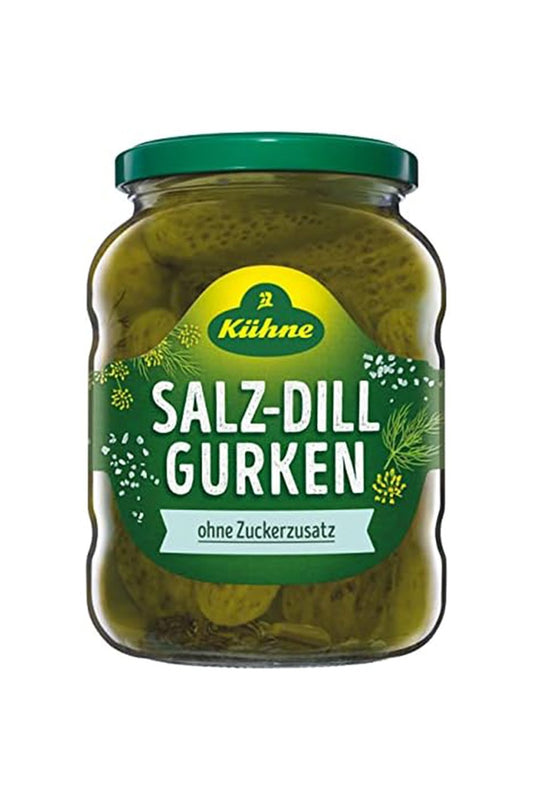 Kühne Salz Dill Gurken 650g foodpipe [Lebensmittel-Lieferservice Rostock]