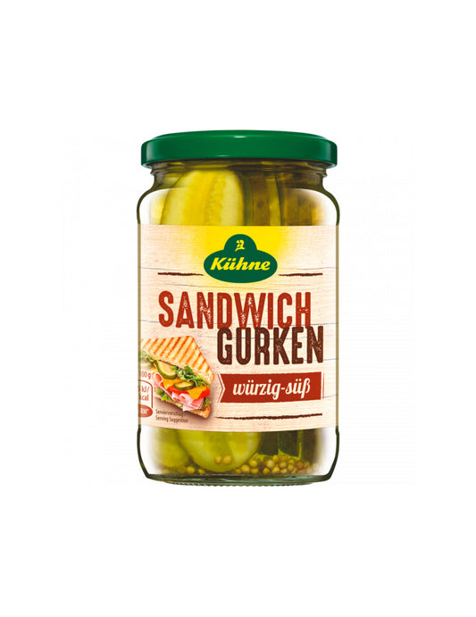 Kühne Sandwich Gurken 330g foodpipe [Lebensmittel-Lieferservice Rostock]