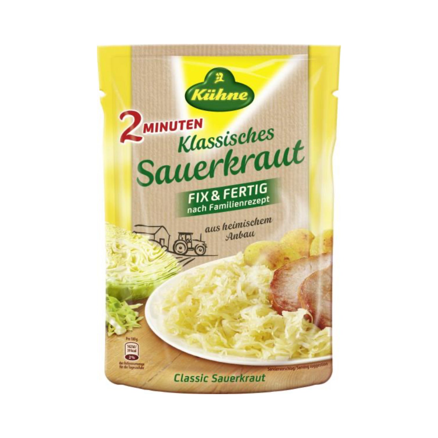Kühne Sauerkraut klassisch 400g foodpipe [Lebensmittel-Lieferservice Rostock]