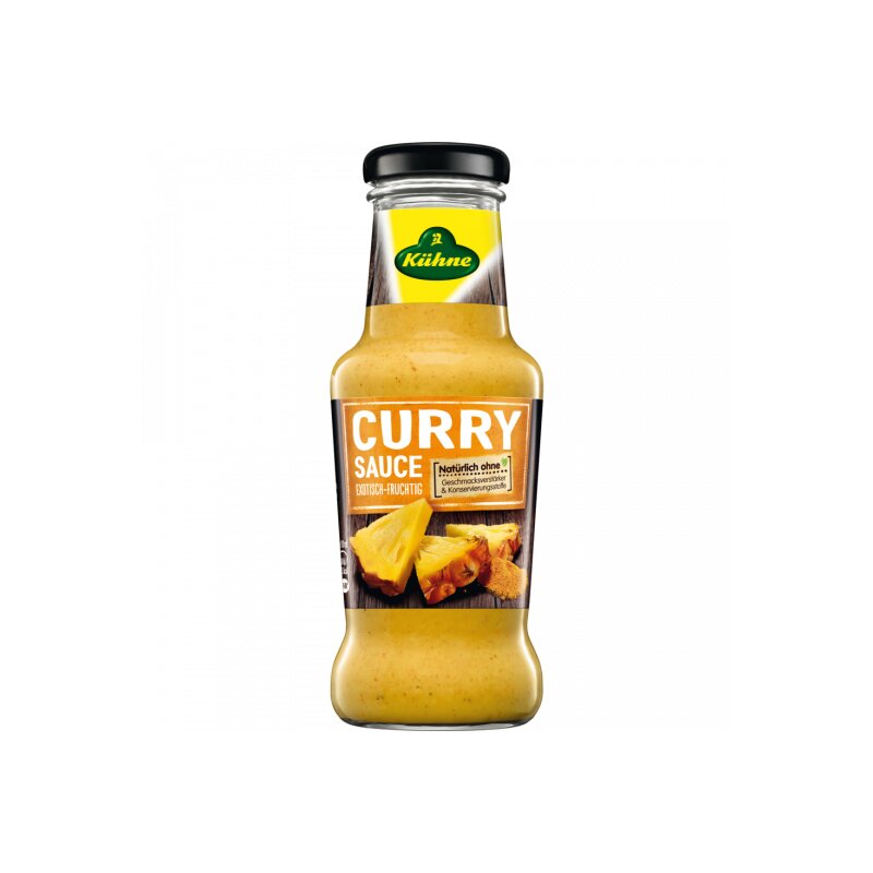 Kühne Würzsauce Curry 250ml foodpipe [Lebensmittel-Lieferservice Rostock]