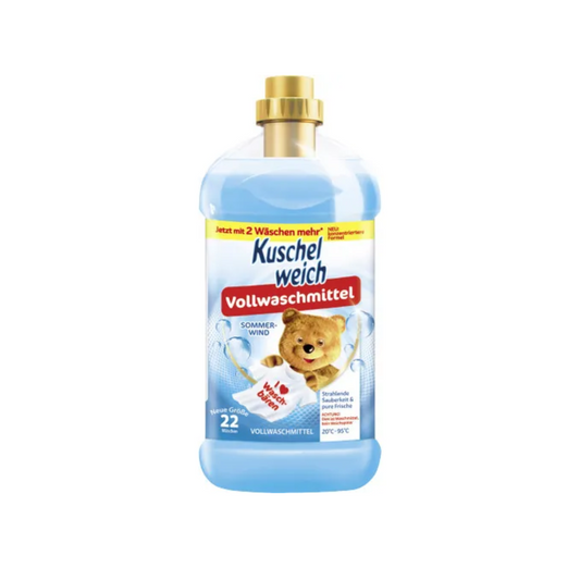 Kuschelweich Vollwaschmittel Sommerwind flüssig 22WL 1,1l foodpipe [Lebensmittel-Lieferservice Rostock]