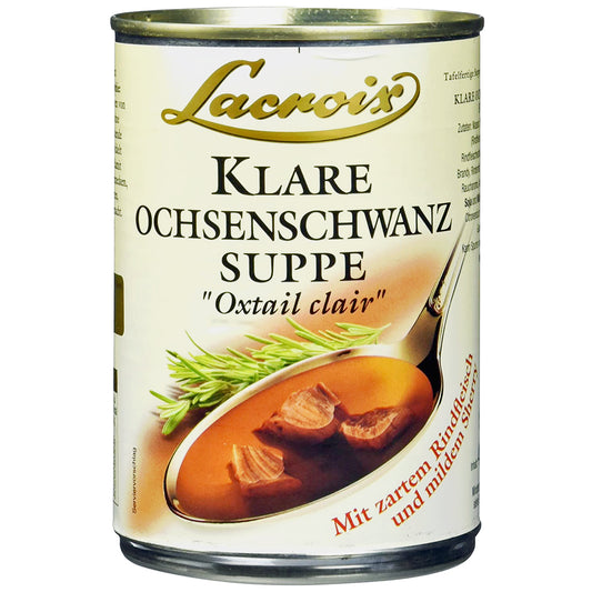 Lacroix Klare Ochsenschwanz-Suppe 400ml foodpipe [Lebensmittel-Lieferservice Rostock]