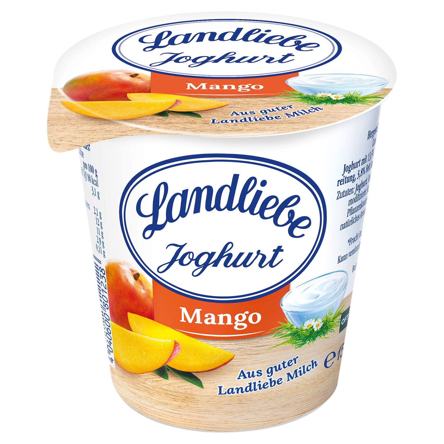 Landliebe Fruchtjoghurt Mango 3,8% 150g foodpipe [Lebensmittel-Lieferservice Rostock]