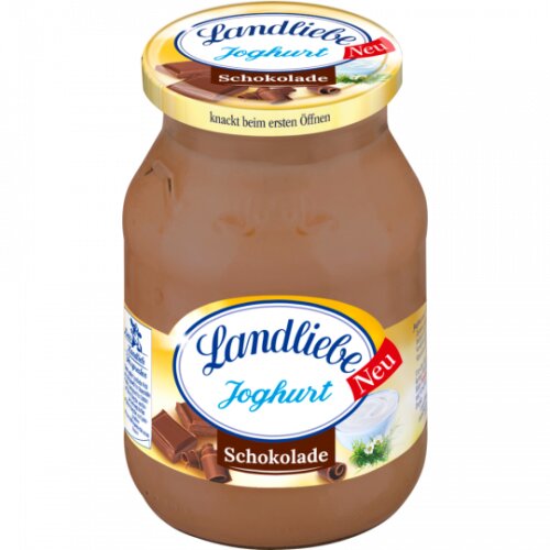 Landliebe Joghurt Schokolade 3,8% 500g MW foodpipe [Lebensmittel-Lieferservice Rostock]
