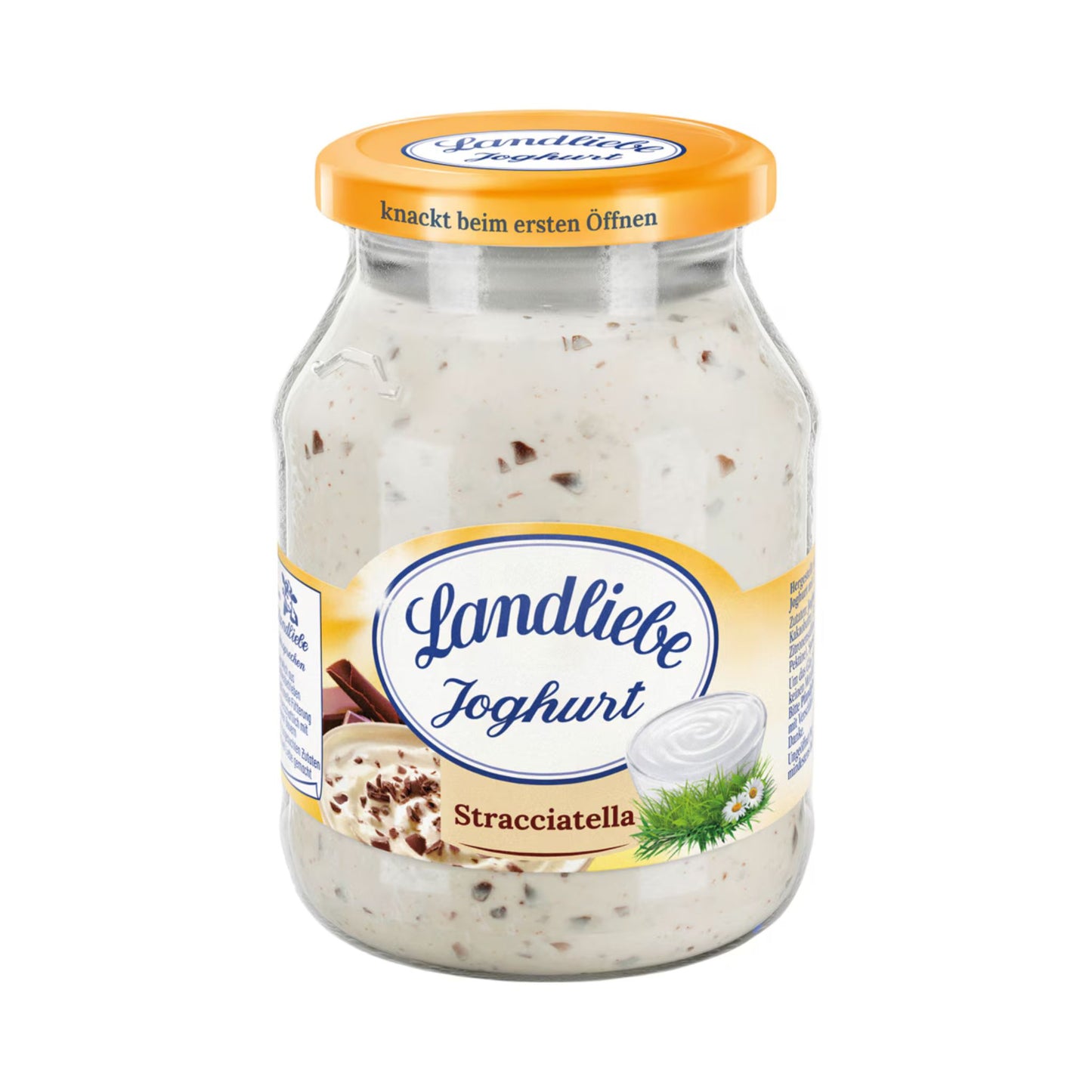 Landliebe Joghurt Stracciatella 3,8% 500g MW foodpipe [Lebensmittel-Lieferservice Rostock]