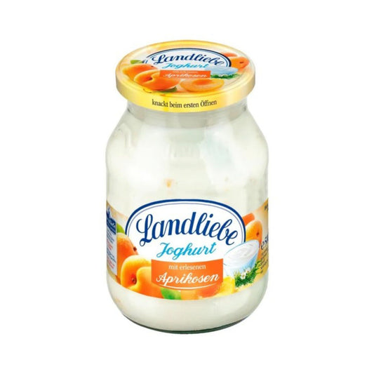 Landliebe Joghurt mit erlesenen Aprikose 3,8% 500g MW foodpipe [Lebensmittel-Lieferservice Rostock]