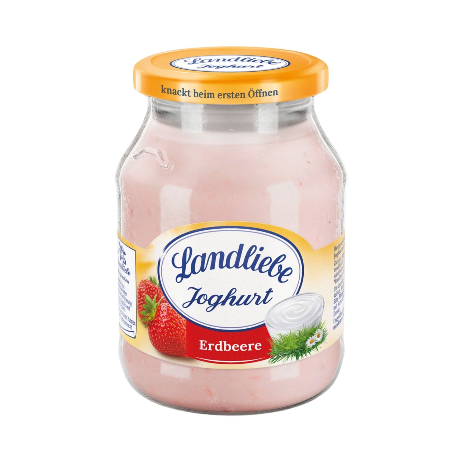 Landliebe Joghurt mit erlesenen Erdbeeren 3,8% 500g MW foodpipe [Lebensmittel-Lieferservice Rostock]