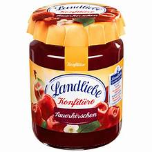 Landliebe Konfitüre extra Sauerkirsche 200g foodpipe [Lebensmittel-Lieferservice Rostock]