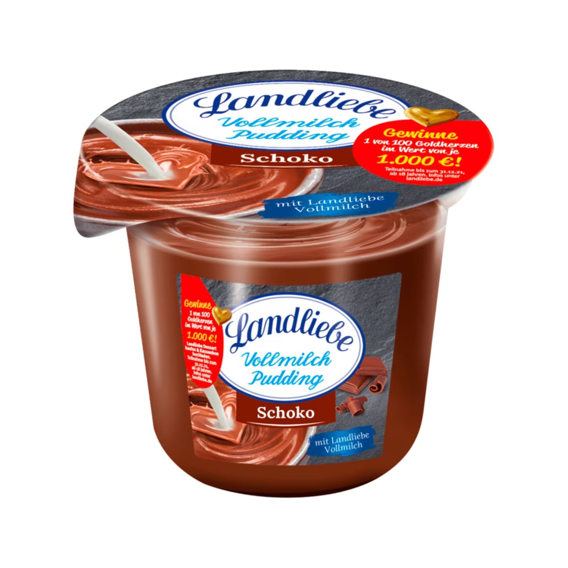 Landliebe Meine Auszeit Vollmilchpudding Schokolade 225g foodpipe [Lebensmittel-Lieferservice Rostock]