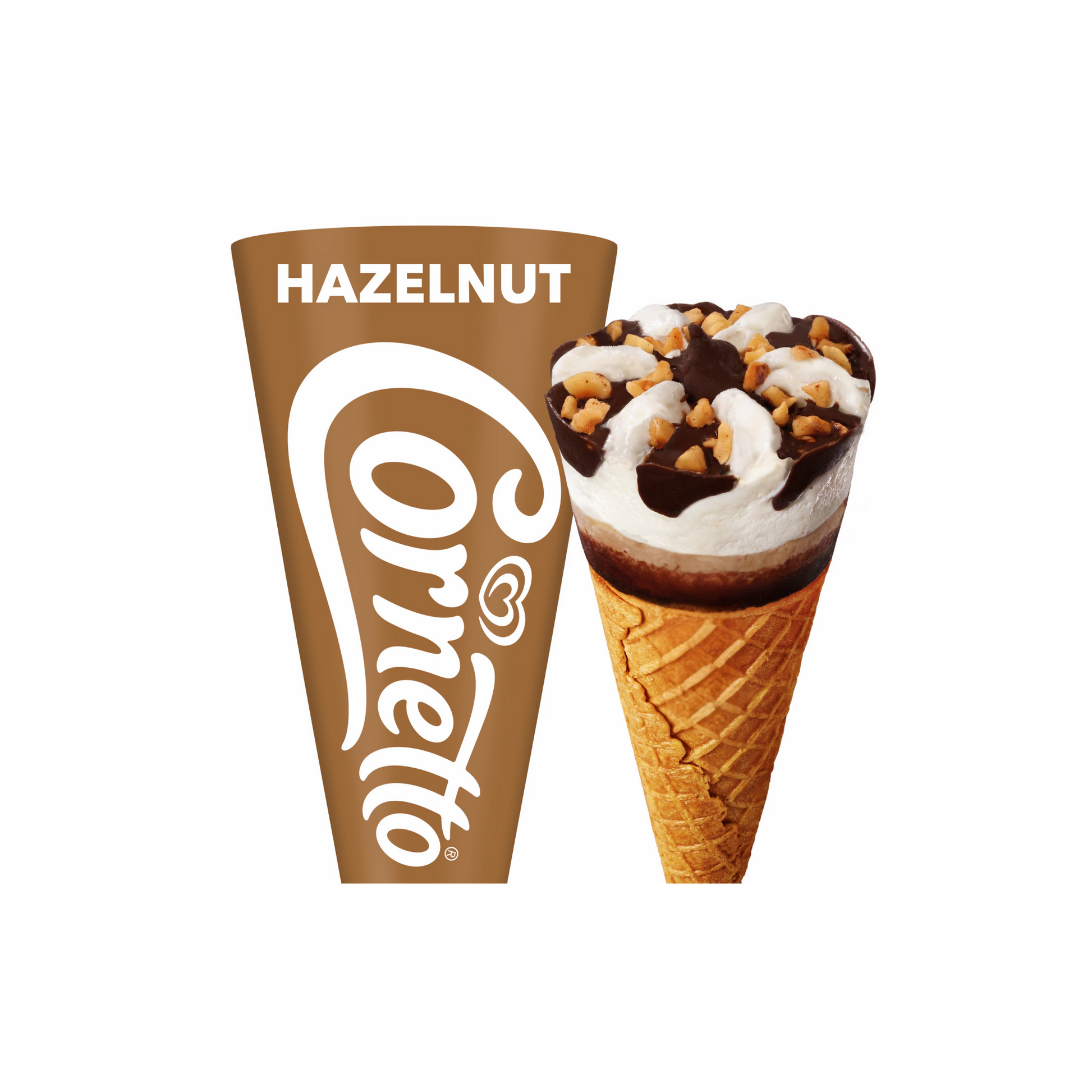 Langnese Cornetto Haselnuss 125ml foodpipe [Lebensmittel-Lieferservice Rostock]