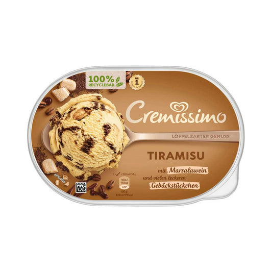 Langnese Cremissimo Tiramisu Eis 825ml foodpipe Rostock [Lebensmittel-Lieferservice Rostock]