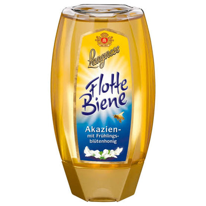 Langnese Flotte Biene Akazien- mit Frühlingsblütenhonig 250g foodpipe [Lebensmittel-Lieferservice Rostock]
