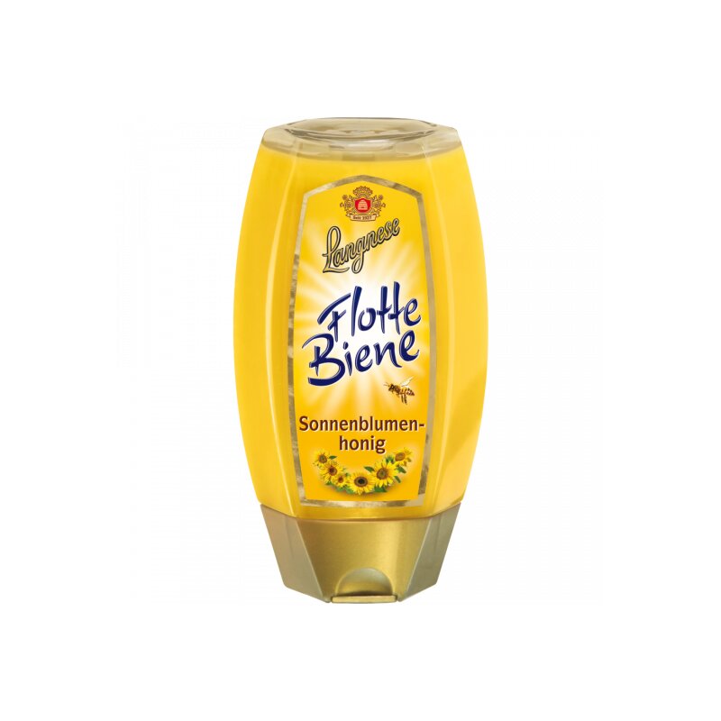 Langnese Flotte Biene Sonnenblumenhonig cremig 250g foodpipe [Lebensmittel-Lieferservice Rostock]