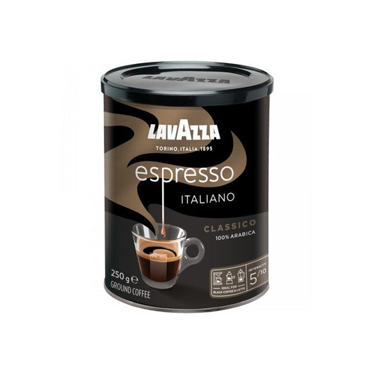Lavazza Caffe Espresso 100% Arabica gemahlen 250g foodpipe [Lebensmittel-Lieferservice Rostock]