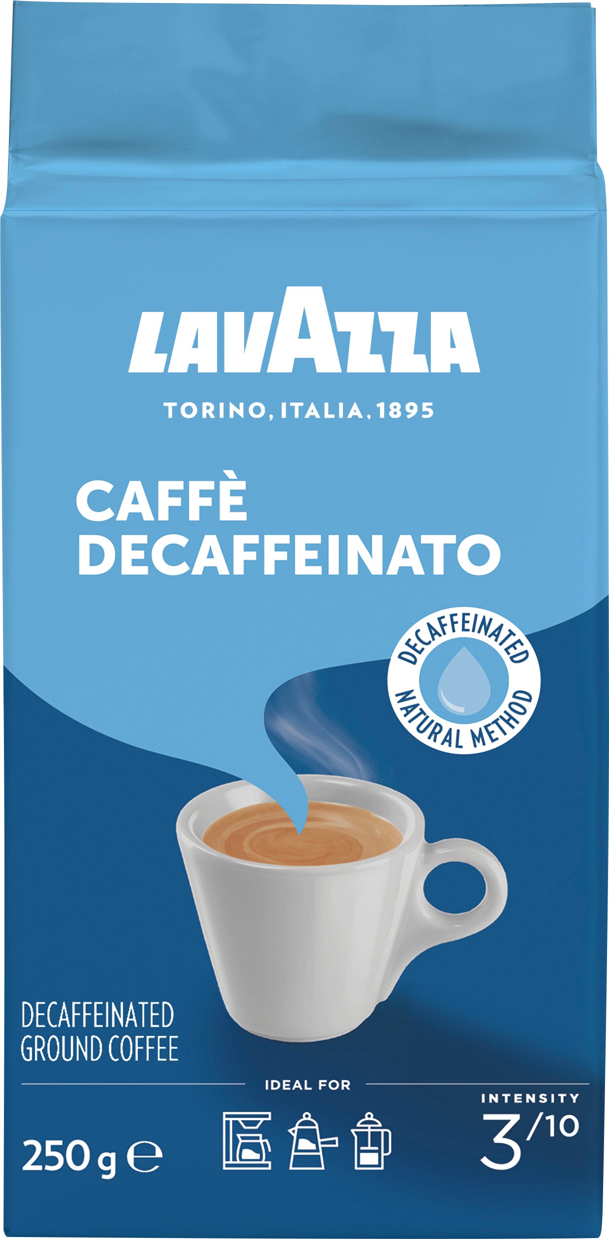 Lavazza Decaffeinato gemahlen 250g foodpipe [Lebensmittel-Lieferservice Rostock]