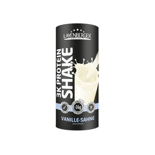 Layenberger 3K Protein-Shake Vanille-Sahne 360g foodpipe [Lebensmittel-Lieferservice Rostock]