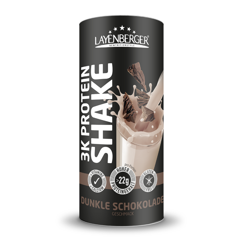Layenberger 3K Protein-Shake dunkle Schokolade 360g foodpipe [Lebensmittel-Lieferservice Rostock]