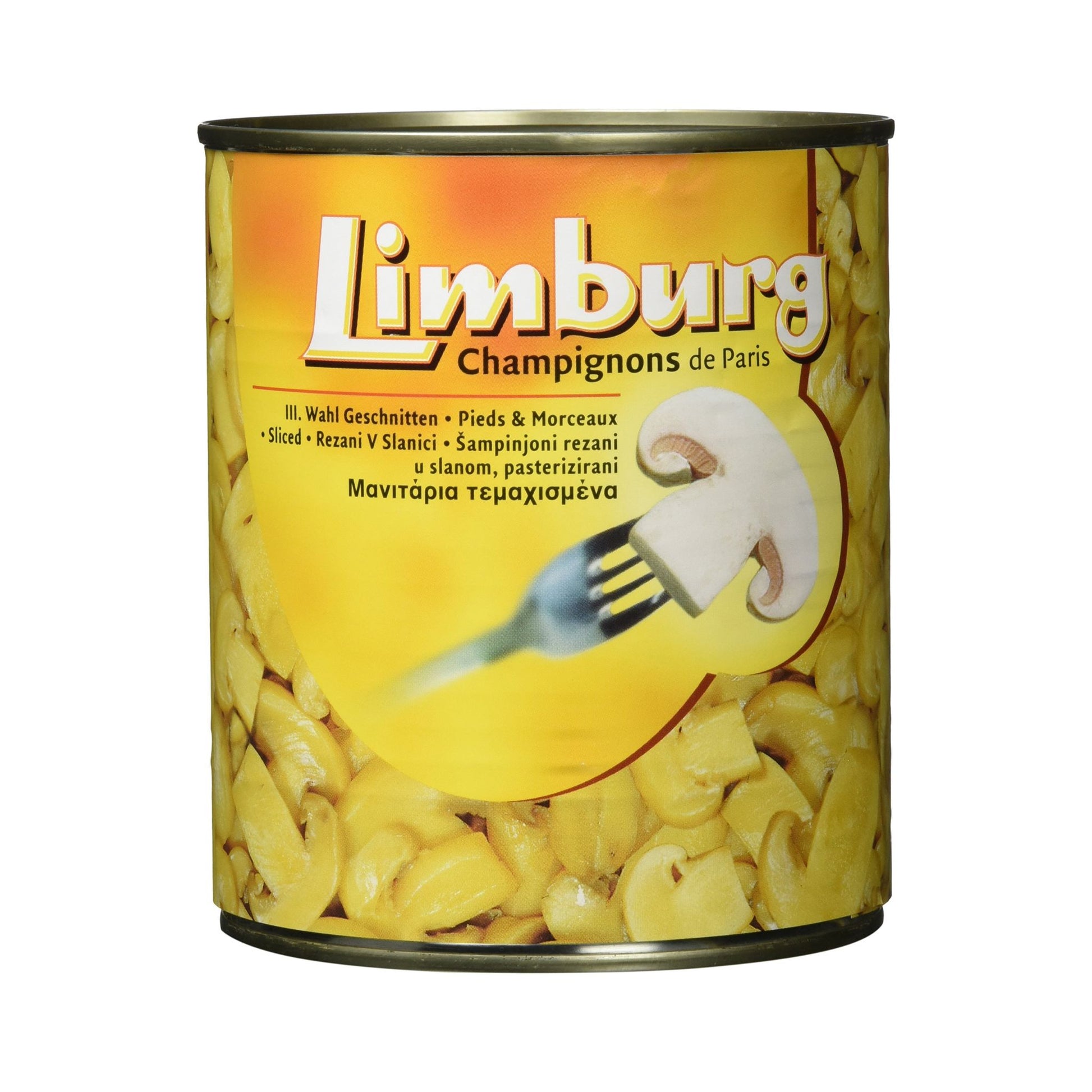 Limburg Champignons 3.Wahl geschnitten 800g foodpipe [Lebensmittel-Lieferservice Rostock]