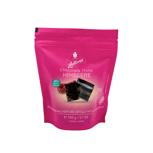 Halloren Chocolate Thins Himbeere 150g