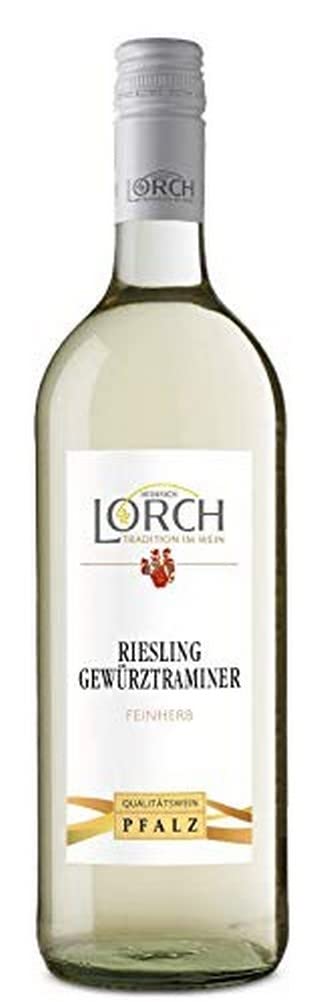 Lorch Riesling Gewürztraminer feinherb 1l foodpipe [Lebensmittel-Lieferservice Rostock]