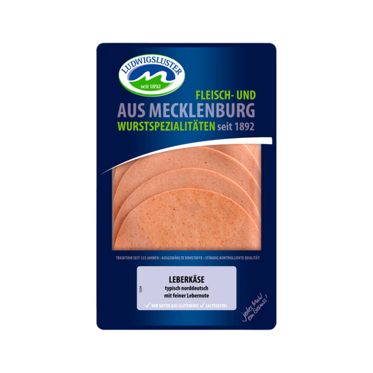 Ludwigsluster Leberkäse 100g foodpipe [Lebensmittel-Lieferservice Rostock]