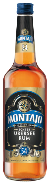 MONTAJO Übersee Rum 54% 0,7l foodpipe [Lebensmittel-Lieferservice Rostock]