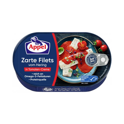 MSC Appel Heringsfilets Tomaten-Creme 200g foodpipe [Lebensmittel-Lieferservice Rostock]