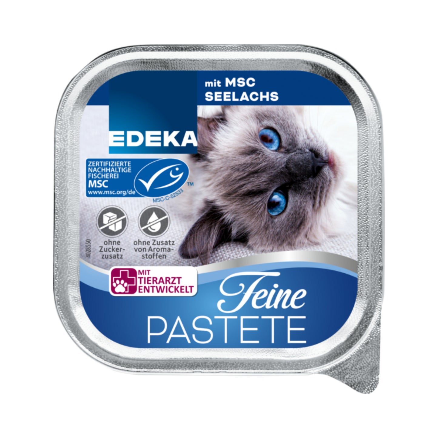 MSC EDEKA Feine Pastete mit MSC Seelachs 100g foodpipe [Lebensmittel-Lieferservice Rostock]