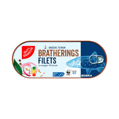 MSC GUT&GÜNSTIG Bratheringsfilet in würziger Marinade 325g foodpipe [Lebensmittel-Lieferservice Rostock]