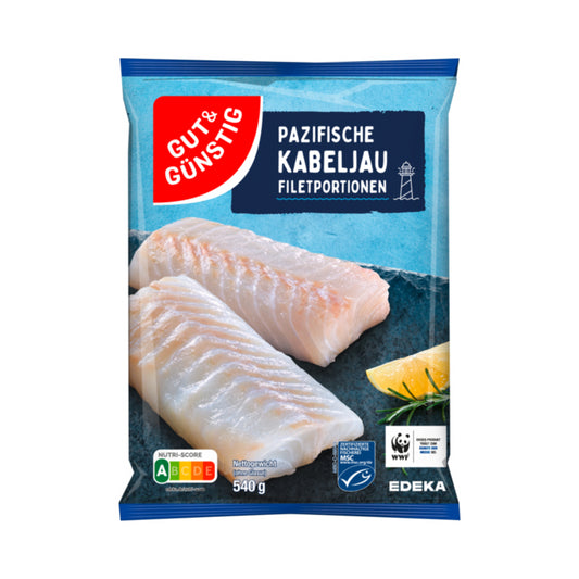 MSC GUT&GÜNSTIG Kabeljaufiletportionen 540g foodpipe Rostock [Lebensmittel-Lieferservice Rostock]