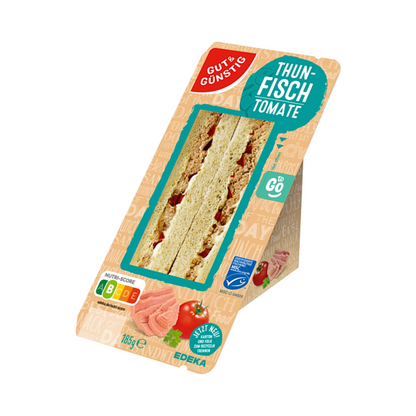 MSC GUT&GÜNSTIG Sandwich Thunfisch 185g foodpipe [Lebensmittel-Lieferservice Rostock]