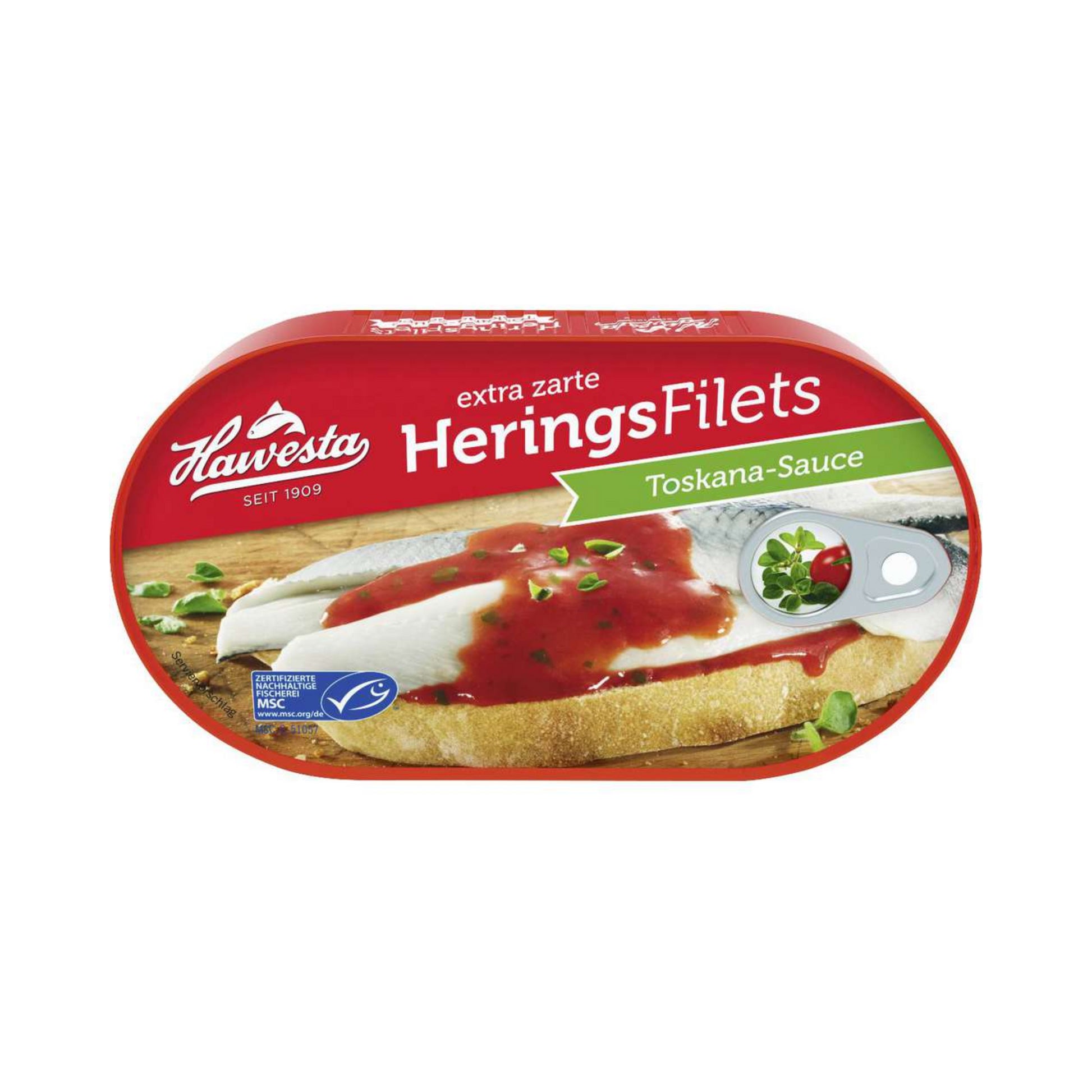 MSC Hawesta Heringsfilets Toskana 200g foodpipe [Lebensmittel-Lieferservice Rostock]