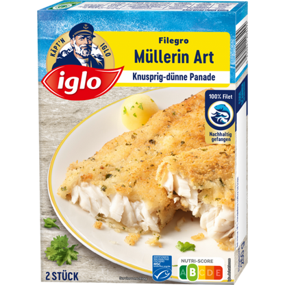 MSC Iglo Filegro Müllerin Art 250g foodpipe [Lebensmittel-Lieferservice Rostock]
