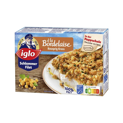 MSC Iglo Schlemmerfilet Bordelaise Knusprig Kross 380g foodpipe [Lebensmittel-Lieferservice Rostock]