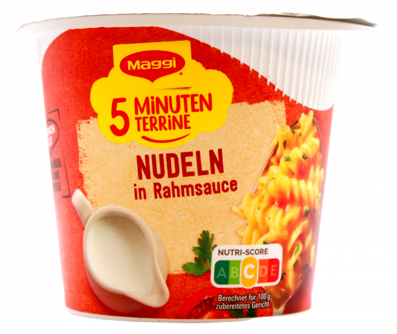 Maggi 5 Minuten Terrine Nudeln Rahmsauce 61g foodpipe [Lebensmittel-Lieferservice Rostock]