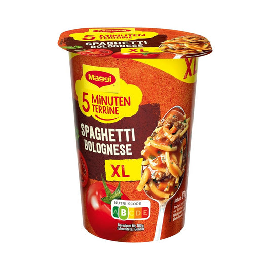 Maggi 5 Minuten Terrine Spaghetti Bolognese XL 81g foodpipe [Lebensmittel-Lieferservice Rostock]