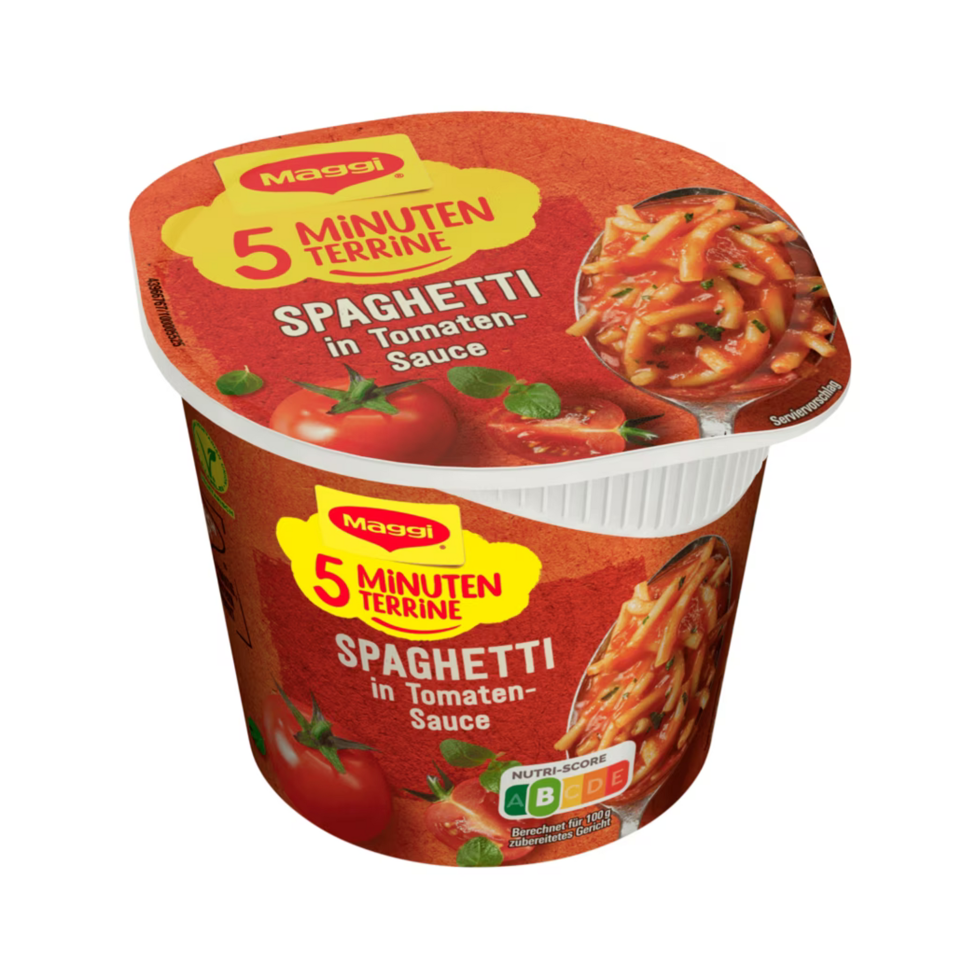 Maggi 5 Minuten Terrine Spaghetti Tomatensauce 60g foodpipe [Lebensmittel-Lieferservice Rostock]