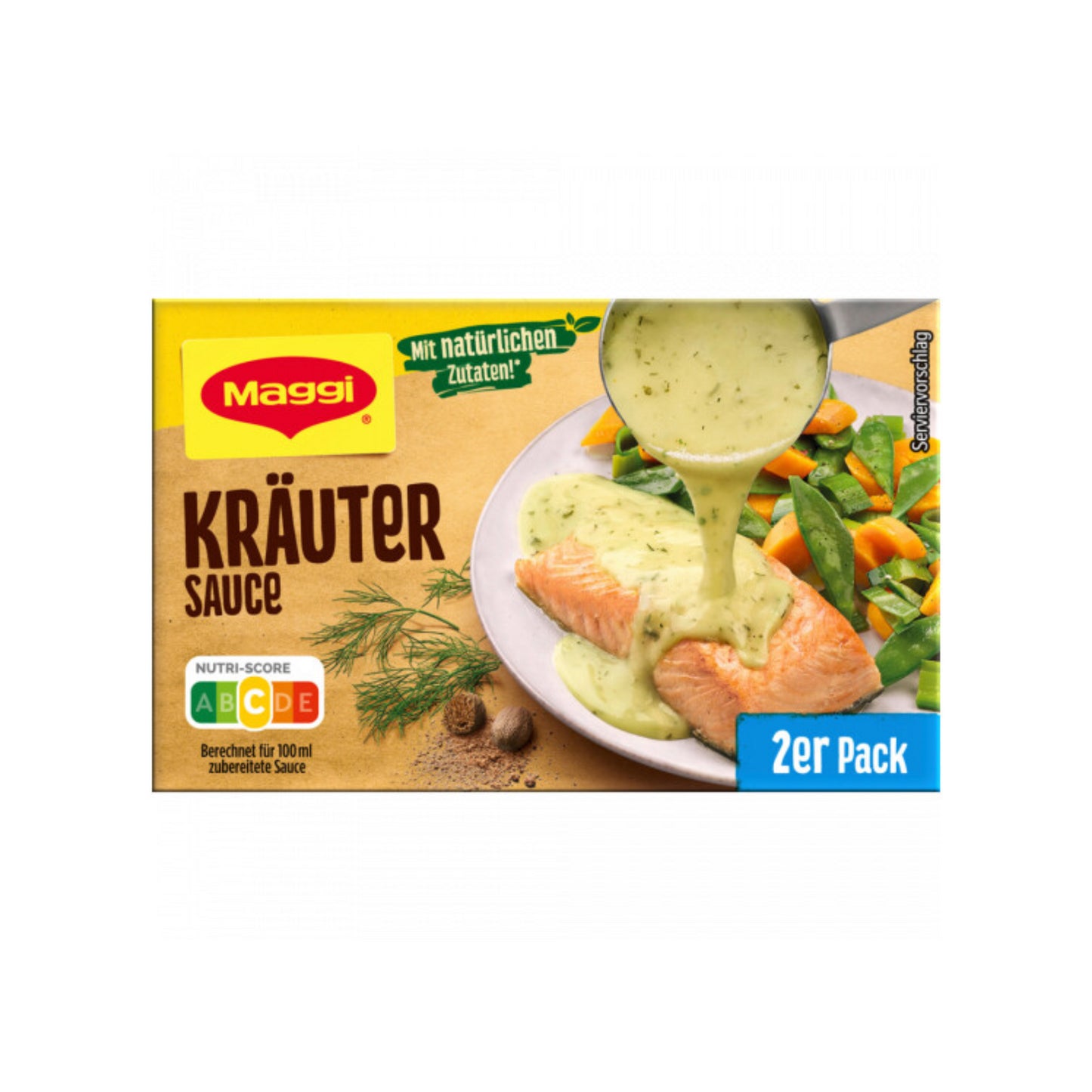 Maggi Delikatess Kräuter Sauce für 2x250ml foodpipe [Lebensmittel-Lieferservice Rostock]